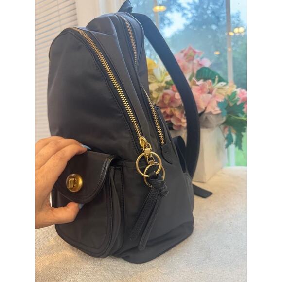 Coach Cargo Carrie Backpack Black Nylon #C2011 (pu110